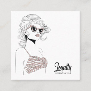 Loyalty is a Beautiful Thing Rose Gold ID554 Card
