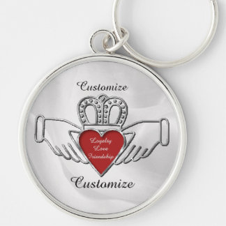 Loyalty Love Friendship Claddagh Custom Key Chain