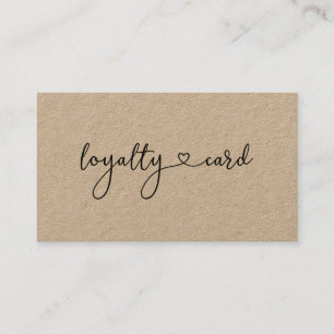 Loyalty Map 5 Nails Lashes Beauty Business Card
