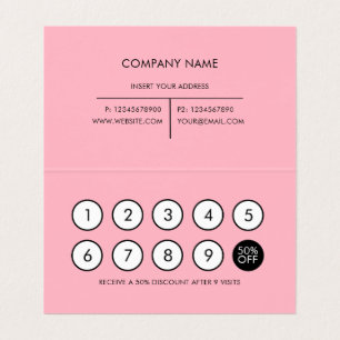 Loyalty Modern Minimalist Cherry Blossom Business Card