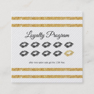 Loyalty Program / Beauty Gold Glitter