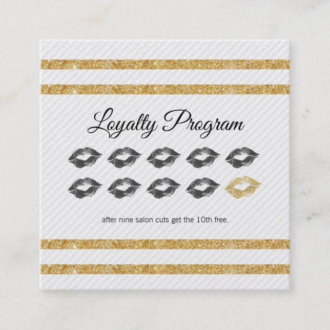 Loyalty Program / Beauty Gold Glitter (Front)