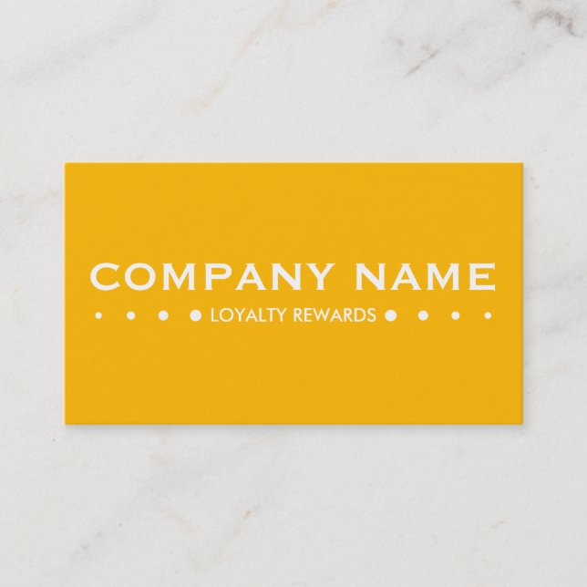 LOYALTY program pyramid card (colour customisable) (Front)