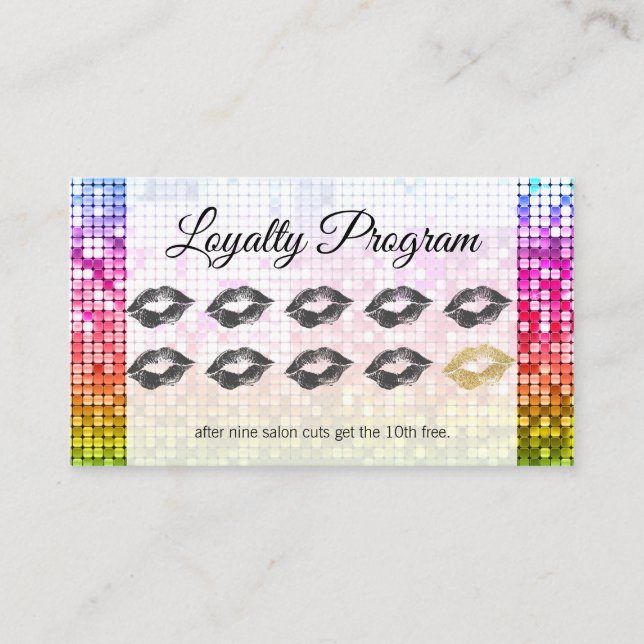 Loyalty Program / Sequin / Beauty Card (Front)