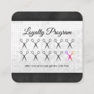 Loyalty Program / Sequin / Stylist Slate Trim Card