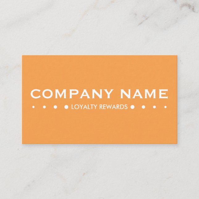 LOYALTY pyramid stamp card (colour customisable) (Front)