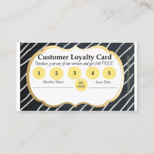 Loyalty Rewards Card