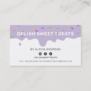 LOYALTY REWARDS frosting drip sprinkles purple