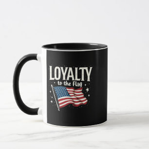 Loyalty to the Flag USA for Veteran's Day Mug