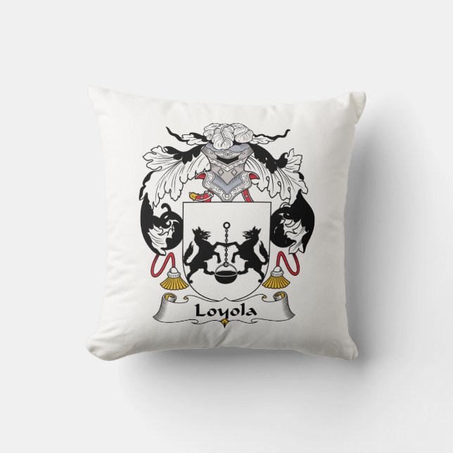 Loyola Family Crest Cushion (Front)