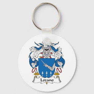 Lozano Family Crest Key Ring