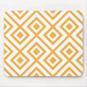 Lozenge shaped geometric pattern mouse mat