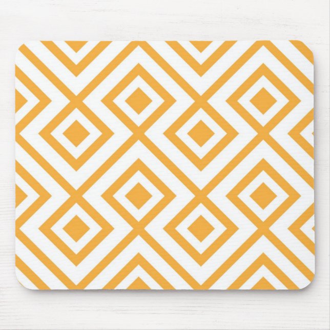 Lozenge shaped geometric pattern mouse mat (Front)