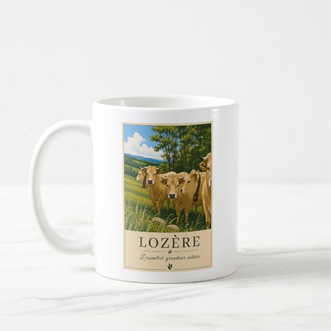 Lozère Cows Coffee Mug (Left)