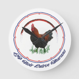 LP French Black Copper Marans Clock