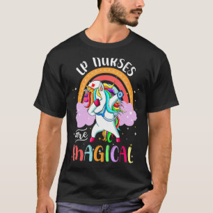 Lp Nurses Rn Nursing Magical Unicorn Rainbow T-Shirt