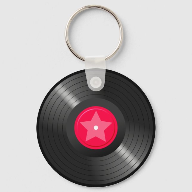 LP Record02 Key Ring (Front)