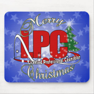 LPC CHRISTMAS Licensed Professional Counsellor Mouse Mat