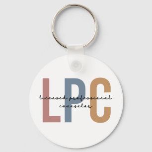 LPC Licensed Professional Counsellor Key Ring