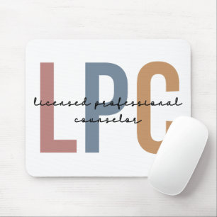 LPC Licensed Professional Counsellor Mouse Mat
