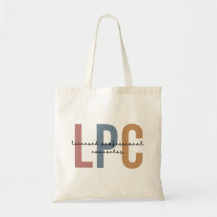 LPC Licensed Professional Counsellor Tote Bag