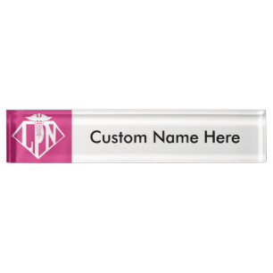 LPN Desk Name Plate