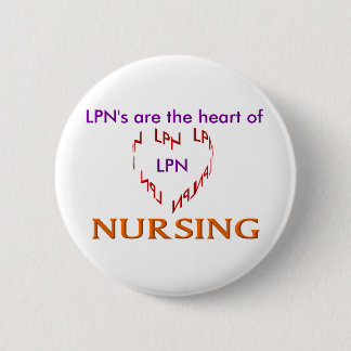 LPN Heart 6 Cm Round Badge