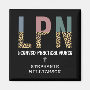 LPN Licensed Practical Nurse Personalised Magnet