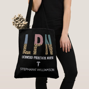 LPN Licensed Practical Nurse Personalised Tote Bag