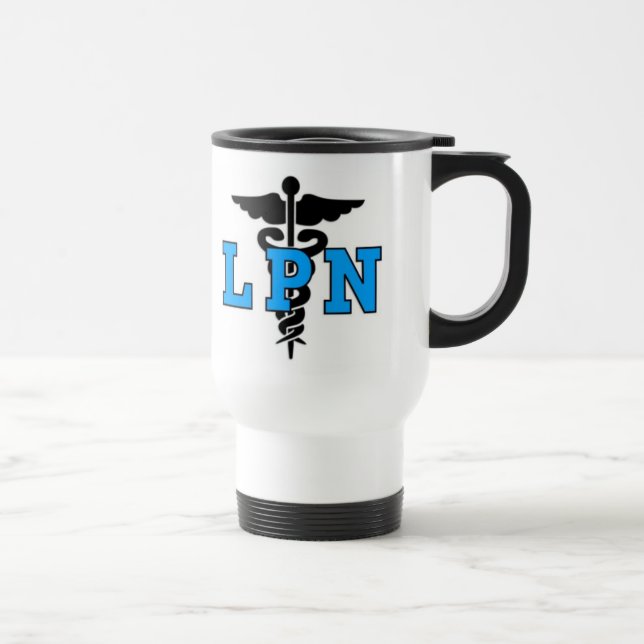 LPN Medical Symbol Travel Mug (Right)