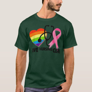LPN Nurse RN Breast Cancer Awareness T-Shirt