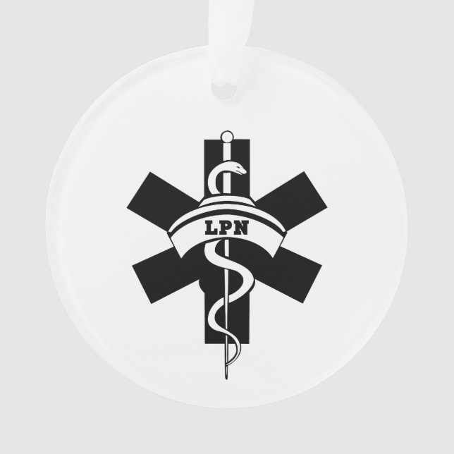 LPN Nurses Ornament (Front)
