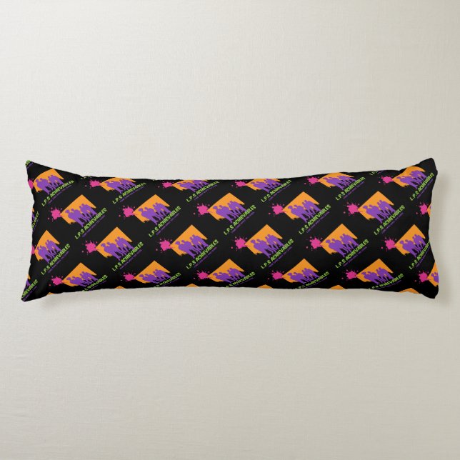 “Lps-Achievables” Theme patterned Body-Pillow Body Cushion (Front)