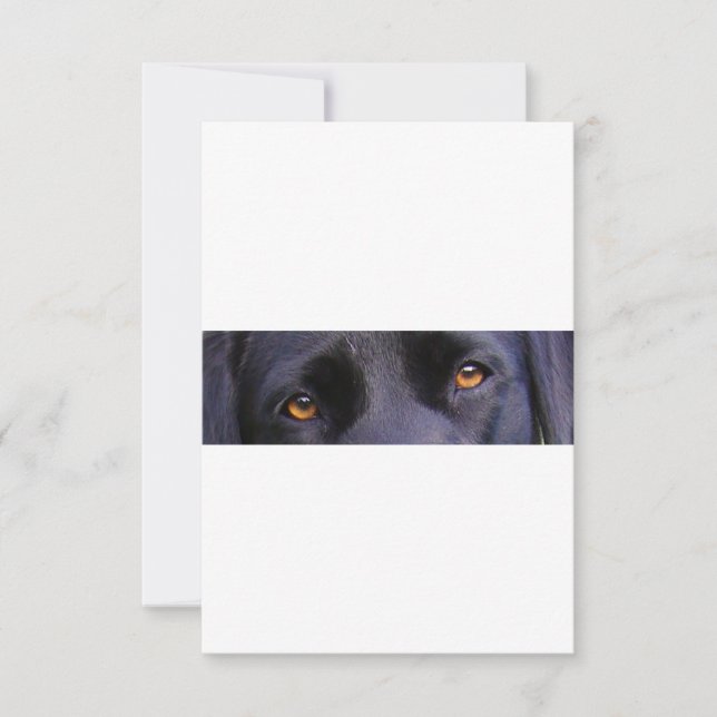 LR black eyes Thank You Card (Front)