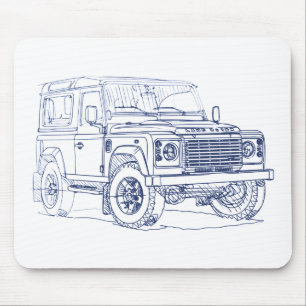 LR Defender 2013 Mouse Mat