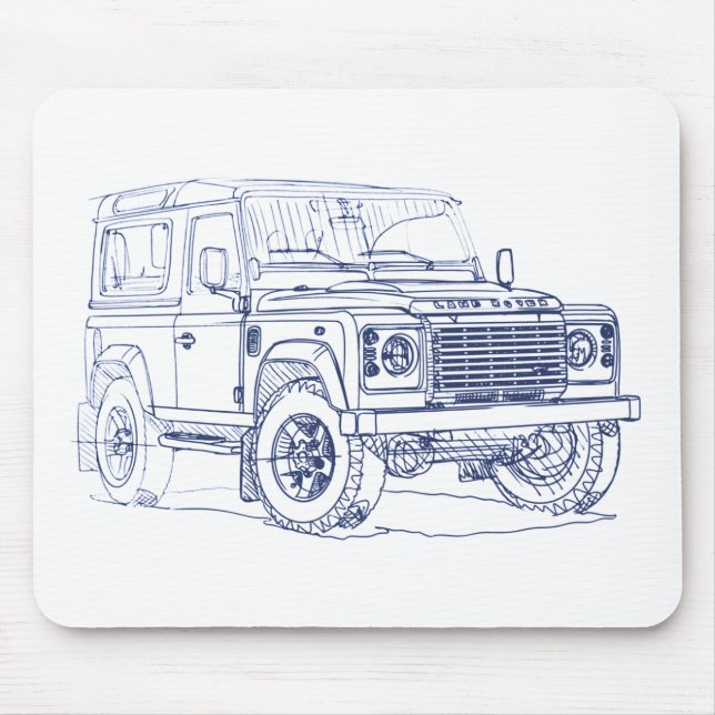 LR Defender 2013 Mouse Mat (Front)