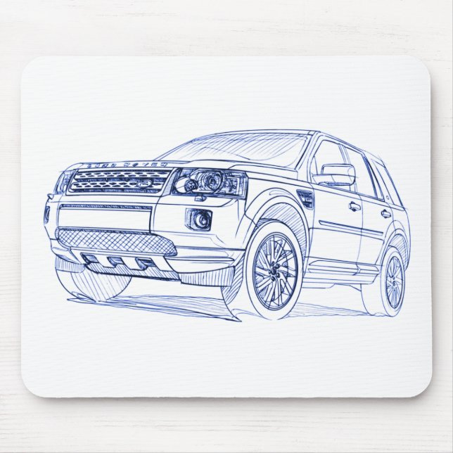 LR Freelander 2011 Mouse Mat (Front)