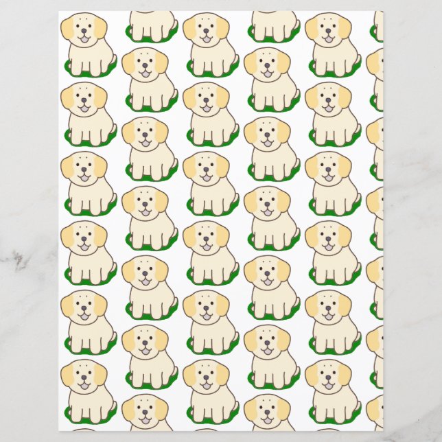 LR kawaii yellow lab (Front)