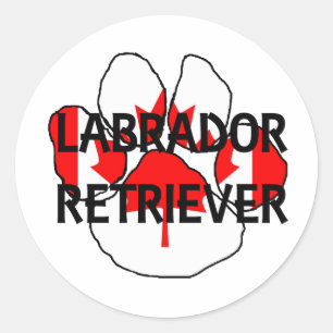 LR name flg paw Classic Round Sticker