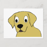 LR yellow lab cartoon head