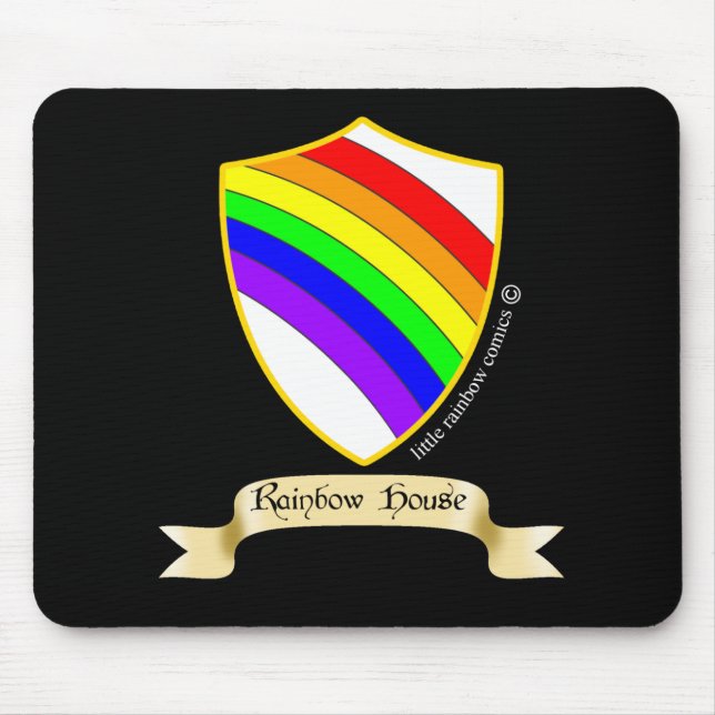LRC: Rainbow House Mouse Pad (Front)