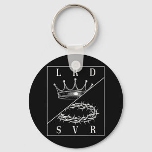 Lrd Svr Jesus Christian Cross God Faith Bible Reli Key Ring