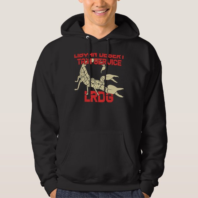 Lrdg British Special Force Range Desert Group Liby Hoodie (Front)
