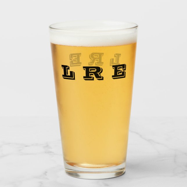 LRE Lake Riverside Estates Pint Glass (Front Filled)