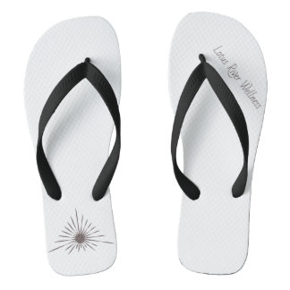 LRW Sun Logo Brand Flip Flops