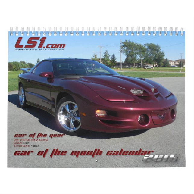 LS1.com COTM Wall Calendar (Cover)