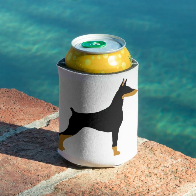 LS Doberman Pinscher cololr  silo Can Cooler (In Situ Pool)