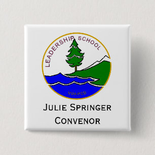 ls logo col, Claire Paul Convenor 15 Cm Square Badge