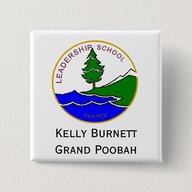 ls logo col, Julie SpringerConveno... - Customised 15 Cm Square Badge (Front)