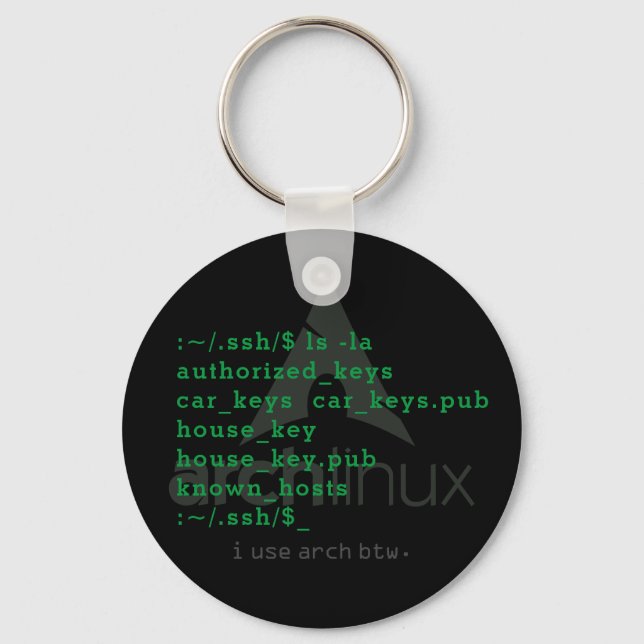 $ ls ~/.ssh key ring (Front)